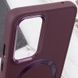 TPU чохол Bonbon Metal Style with MagSafe для OnePlus 9 Pro Бордовий / Plum (258536) 258536 фото 6