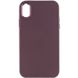 TPU чохол Bonbon Metal Style для для Apple iPhone XR (6.1") Бордовий / Plum (215458) 215458 фото 1