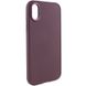 TPU чохол Bonbon Metal Style для для Apple iPhone XR (6.1") Бордовий / Plum (215458) 215458 фото 2