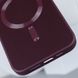 Шкіряний чохол Bonbon Leather Metal Style with MagSafe для Apple iPhone 11 Pro Max (6.5") Бордовий / Plum (257175) 257175 фото 4