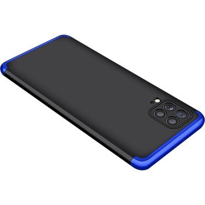 Пластикова накладка GKK LikGus 360 градусів (opp) для Samsung Galaxy M62 Чорний / синій (181611) 181611 фото