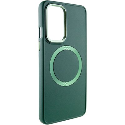 TPU чохол Bonbon Metal Style with MagSafe для OnePlus 9 Pro Зелений / Army Green (258538) 258538 фото