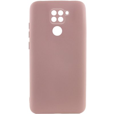Чохол Silicone Cover Lakshmi Full Camera (A) для Xiaomi Redmi Note 9 4G Рожевий / Pink Sand (225768) 225768 фото