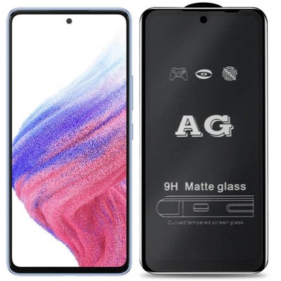 Захисне скло 2.5D CP+ (full glue) Matte для Samsung Galaxy A53 5G Чорний (246449) 246449 фото