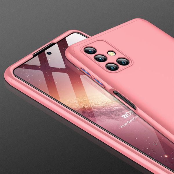 Пластикова накладка GKK LikGus 360 градусів (opp) для Samsung Galaxy M51 Рожевий / Rose gold (153892) 153892 фото