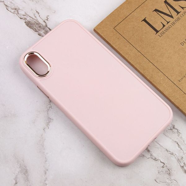 TPU чохол Bonbon Metal Style для для Apple iPhone XR (6.1") Рожевий / Light pink (215459) 215459 фото