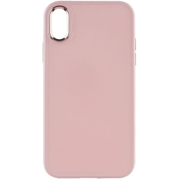 TPU чохол Bonbon Metal Style для для Apple iPhone XR (6.1") Рожевий / Light pink (215459) 215459 фото