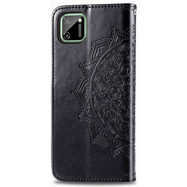 Шкіряний чохол (книжка) Art Case з візитницею для Realme C11 Чорний (145638) 145638 фото