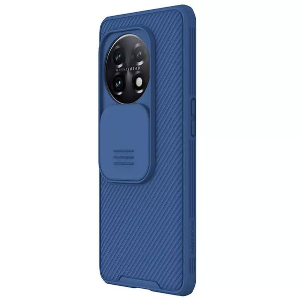 Карбонова накладка Nillkin Camshield (зі шторкою для камери) для OnePlus 11 Синій / Navy (246246) 246246 фото