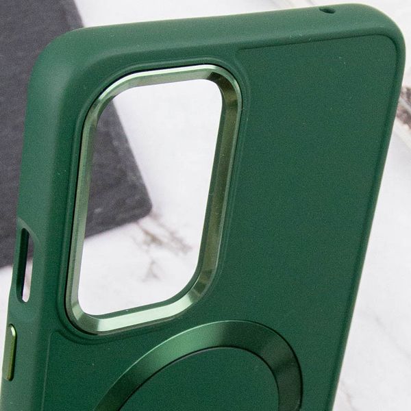 TPU чохол Bonbon Metal Style with MagSafe для OnePlus 9 Pro Зелений / Army Green (258538) 258538 фото