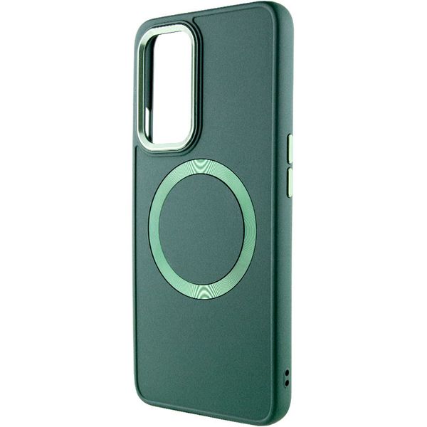 TPU чохол Bonbon Metal Style with MagSafe для OnePlus 9 Pro Зелений / Army Green (258538) 258538 фото