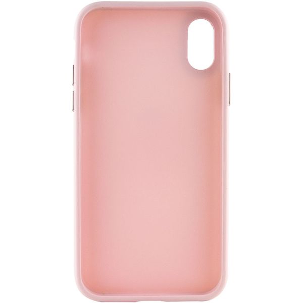 TPU чохол Bonbon Metal Style для для Apple iPhone XR (6.1") Рожевий / Light pink (215459) 215459 фото