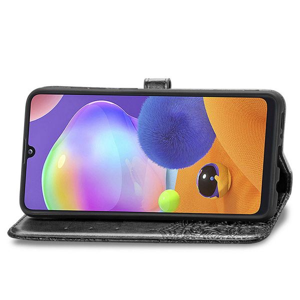 Шкіряний чохол (книжка) Art Case з візитницею для Realme C11 Чорний (145638) 145638 фото