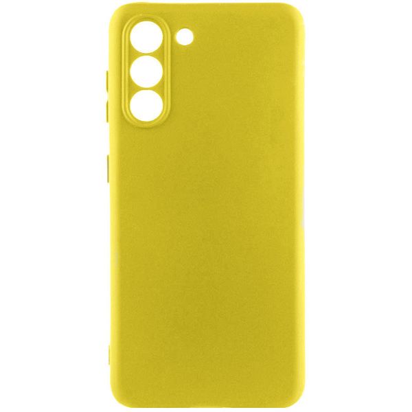 Чохол Silicone Cover Lakshmi Full Camera (A) для Samsung Galaxy S21 Жовтий / Flash (212454) 212454 фото