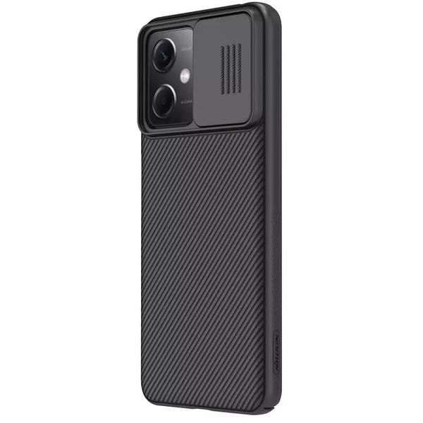 Карбонова накладка Nillkin Camshield (зі шторкою для камери) для Xiaomi Redmi Note 11S Чорний / Black (228340) 228340 фото