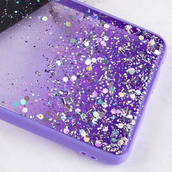 TPU чохол Spangle star з захистом камери для Samsung Galaxy A32 (A325F) 4G Бузковий (201105) 201105 фото