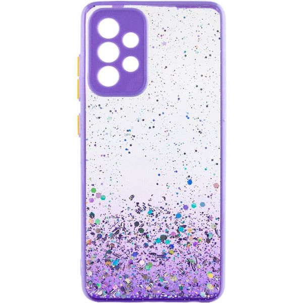 TPU чохол Spangle star з захистом камери для Samsung Galaxy A32 (A325F) 4G Бузковий (201105) 201105 фото