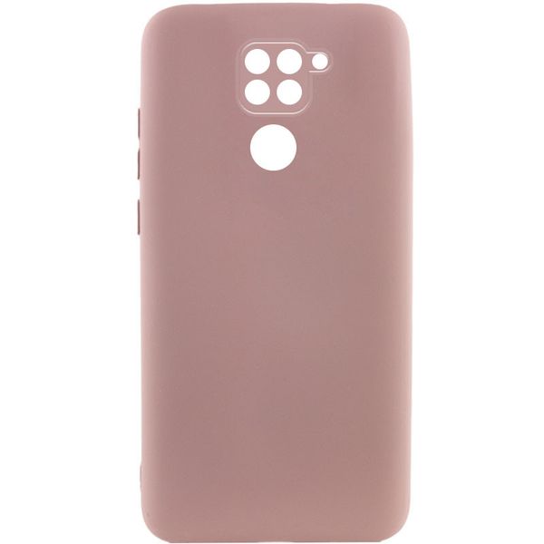 Чохол Silicone Cover Lakshmi Full Camera (A) для Xiaomi Redmi Note 9 4G Рожевий / Pink Sand (225768) 225768 фото