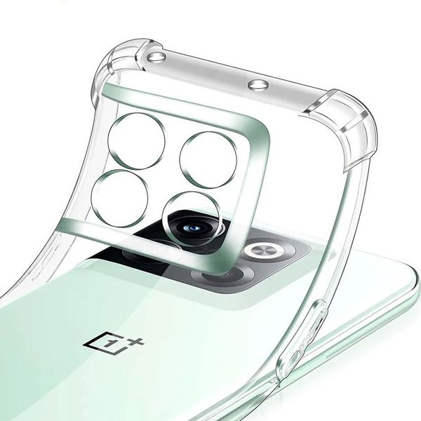 TPU чохол GETMAN Ease logo посилені кути Full Camera для OnePlus 10T Безбарвний (прозорий) (284344) 284344 фото