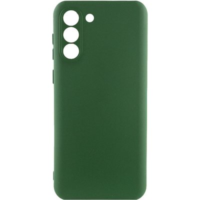 Чохол Silicone Cover Lakshmi Full Camera (A) для Samsung Galaxy S21 Зелений / Dark green (212455) 212455 фото