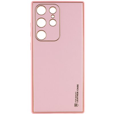 Шкіряний чохол Xshield для Samsung Galaxy S21 Ultra Рожевий / Pink (261719) 261719 фото
