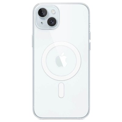 TPU чохол Clear Case with Magnetic safe для Apple iPhone 14 (6.1") Безбарвний (прозорий) (264911) 264911 фото