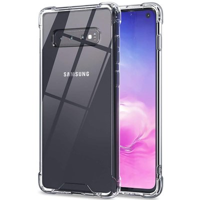 TPU чохол GETMAN Ease logo посилені кути для Samsung Galaxy S10+ Безбарвний (прозорий) (261534) 261534 фото
