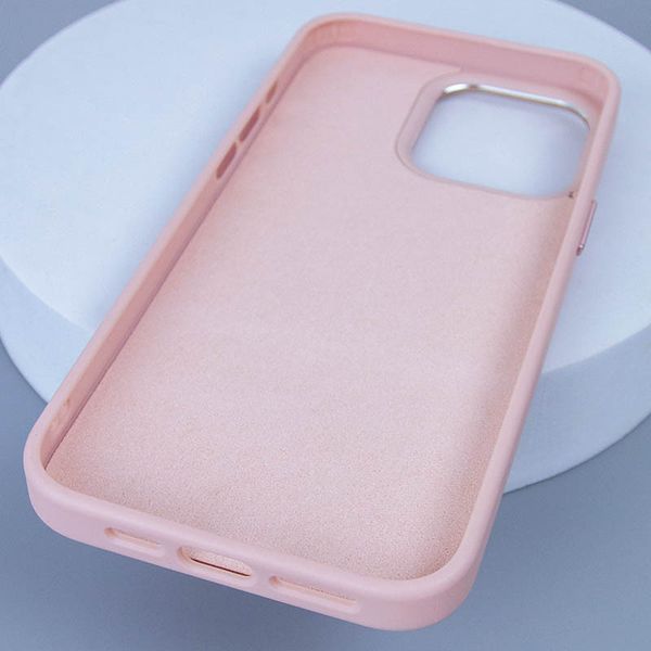 Кожаный чехол Bonbon Leather Metal Style with MagSafe для Apple iPhone 11 Pro Max (6.5") Розовый / Light pink (257179) 257179 фото