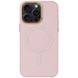 Кожаный чехол Bonbon Leather Metal Style with MagSafe для Apple iPhone 11 Pro Max (6.5") Розовый / Light pink (257179) 257179 фото 1