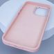 Шкіряний чохол Bonbon Leather Metal Style with MagSafe для Apple iPhone 11 Pro Max (6.5") Рожевий / Light pink (257179) 257179 фото 5