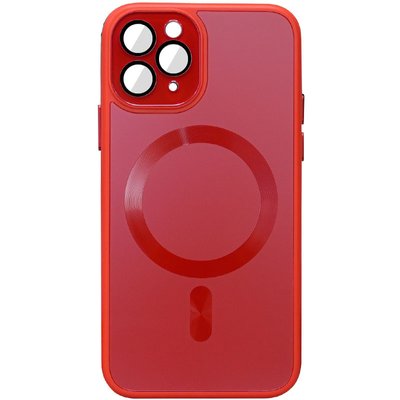 Чохол TPU+Glass Sapphire Midnight with MagSafe для Apple iPhone 11 Pro (5.8") Червоний / Red (257044) 257044 фото
