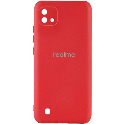 Чохол Silicone Cover My Color Full Camera (A) для Realme C11 (2021) Червоний / Red (207366) 207366 фото