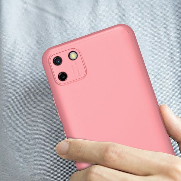 Пластикова накладка GKK LikGus 360 градусів (opp) для Realme C11 Рожевий / Rose Gold (145098) 145098 фото