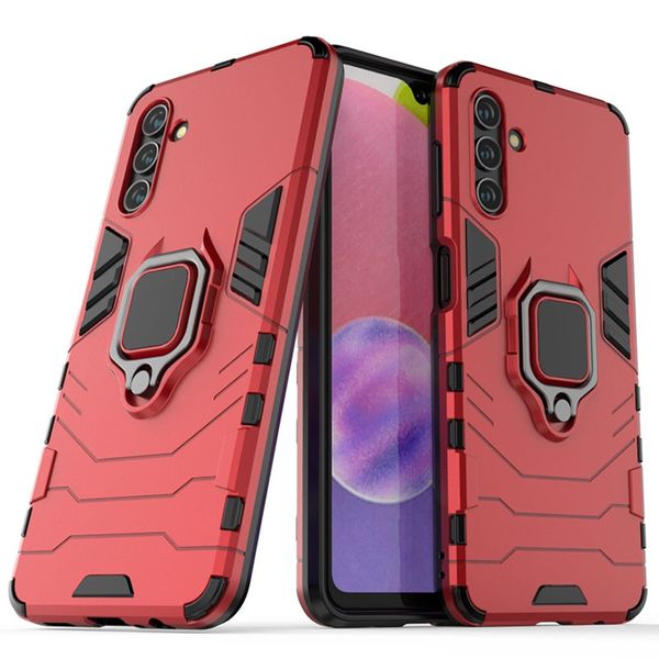 Ударостійкий чохол Transformer Ring for Magnet для для Samsung Galaxy M52 Червоний / Dante Red (203837) 203837 фото