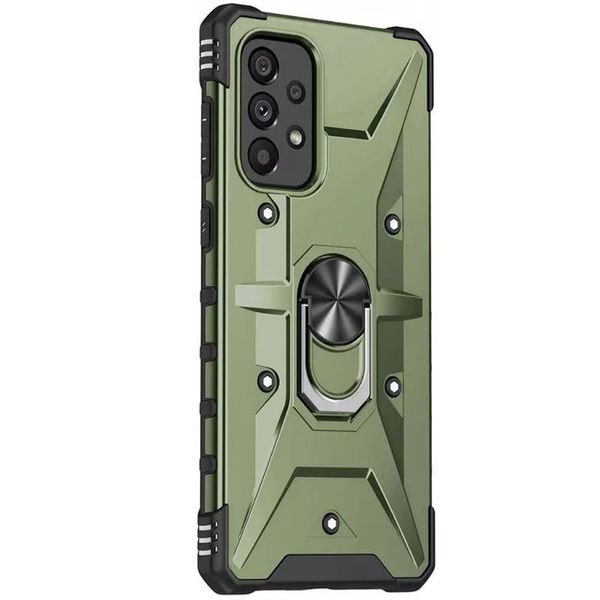 Удароміцний чохол Pathfinder Ring для Samsung Galaxy A13 4G Зелений / Army Green (224736) 224736 фото