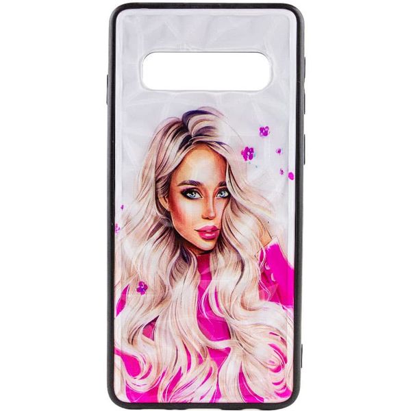 TPU+PC чохол Prisma Ladies для Samsung Galaxy S10 Pink (194809) 194809 фото