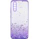 TPU чохол Spangle star з захистом камери для Samsung Galaxy A50 (A505F) Бузковий (201077) 201077 фото 1