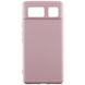 Чохол Silicone Cover Lakshmi (A) для Google Pixel 6 Рожевий / Pink Sand (266974) 266974 фото 1