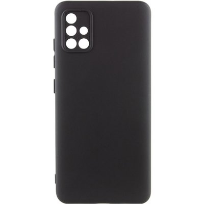 Чохол Silicone Cover Lakshmi Full Camera (A) для Samsung Galaxy A51 Чорний / Black (212399) 212399 фото