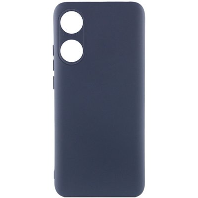 Чохол Silicone Cover Lakshmi Full Camera (AAA) для Oppo A78 4G Темно-синій / Midnight blue (264743) 264743 фото