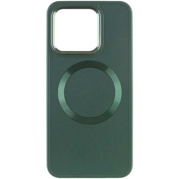 TPU чохол Bonbon Metal Style with MagSafe для Xiaomi 14 Pro Зелений / Army Green (270641) 270641 фото