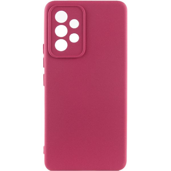 Чохол Silicone Cover Lakshmi Full Camera (A) для Samsung Galaxy A32 (A325F) 4G Бордовий / Marsala (212362) 212362 фото