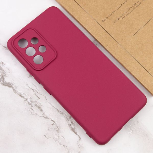 Чохол Silicone Cover Lakshmi Full Camera (A) для Samsung Galaxy A32 (A325F) 4G Бордовий / Marsala (212362) 212362 фото