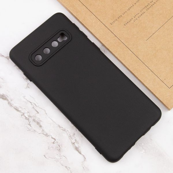 Чохол Silicone Cover Lakshmi Full Camera (A) для Samsung Galaxy S10 Чорний / Black (212438) 212438 фото