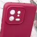 Чохол Silicone Cover Lakshmi Full Camera (A) для Xiaomi 13 Бордовий / Marsala (248201) 248201 фото 7