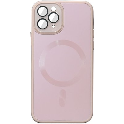 Чохол TPU+Glass Sapphire Midnight with MagSafe для Apple iPhone 11 Pro (5.8") Рожевий / Pink Sand (257045) 257045 фото