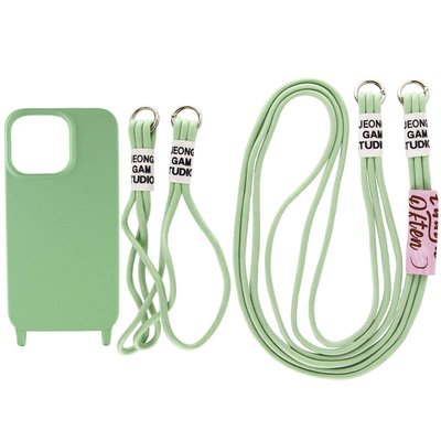 Чохол TPU two straps California для Apple iPhone 11 Pro Max (6.5") Зелений / Pistachio (218981) 218981 фото