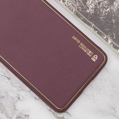 Шкіряний чохол Xshield для Samsung Galaxy S20 FE Бордовий / Plum Red (261660) 261660 фото