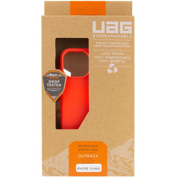 Чохол UAG OUTBACK BIO для Apple iPhone 13 mini (5.4") Червоний (203585) 203585 фото