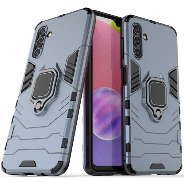 Ударостійкий чохол Transformer Ring for Magnet для для Samsung Galaxy M52 Сірий / Metal slate (203839) 203839 фото